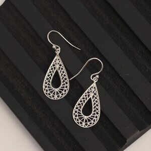 💐LeCalla Sterling Silver Dangle Earrings Handmade💐